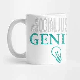 #SocialJustice Genius - Hashtag for the Resistance Mug